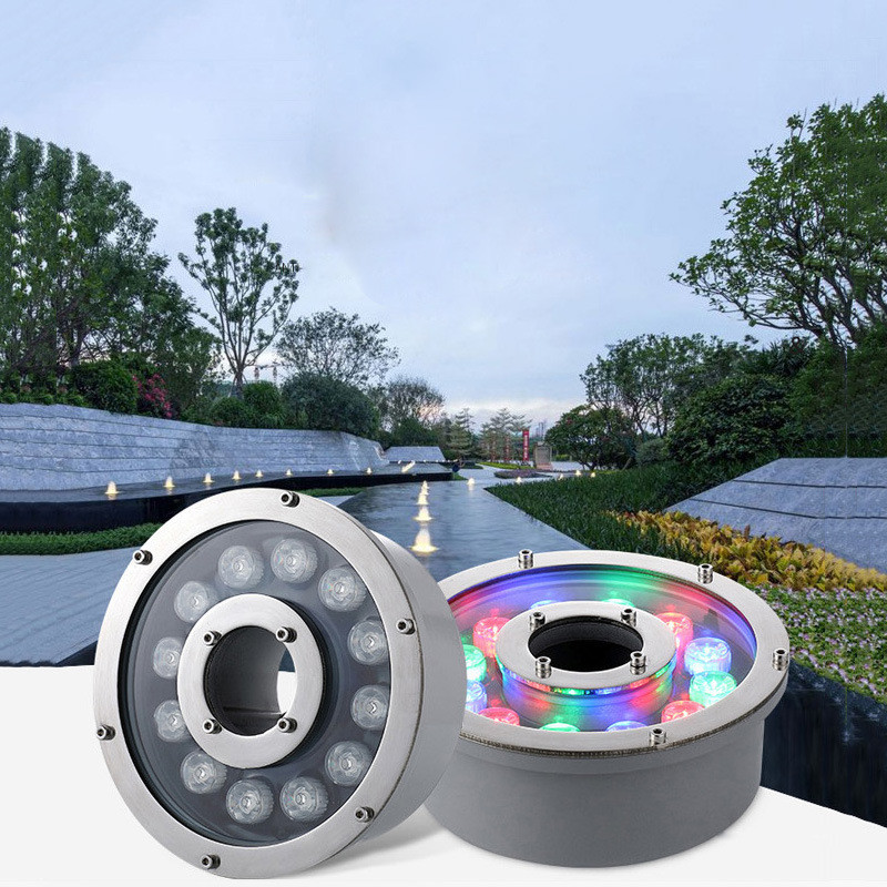RGB LED Fountain Lamps 12V 24V - Outdoor Lighting Around Pool ulasan dan harga