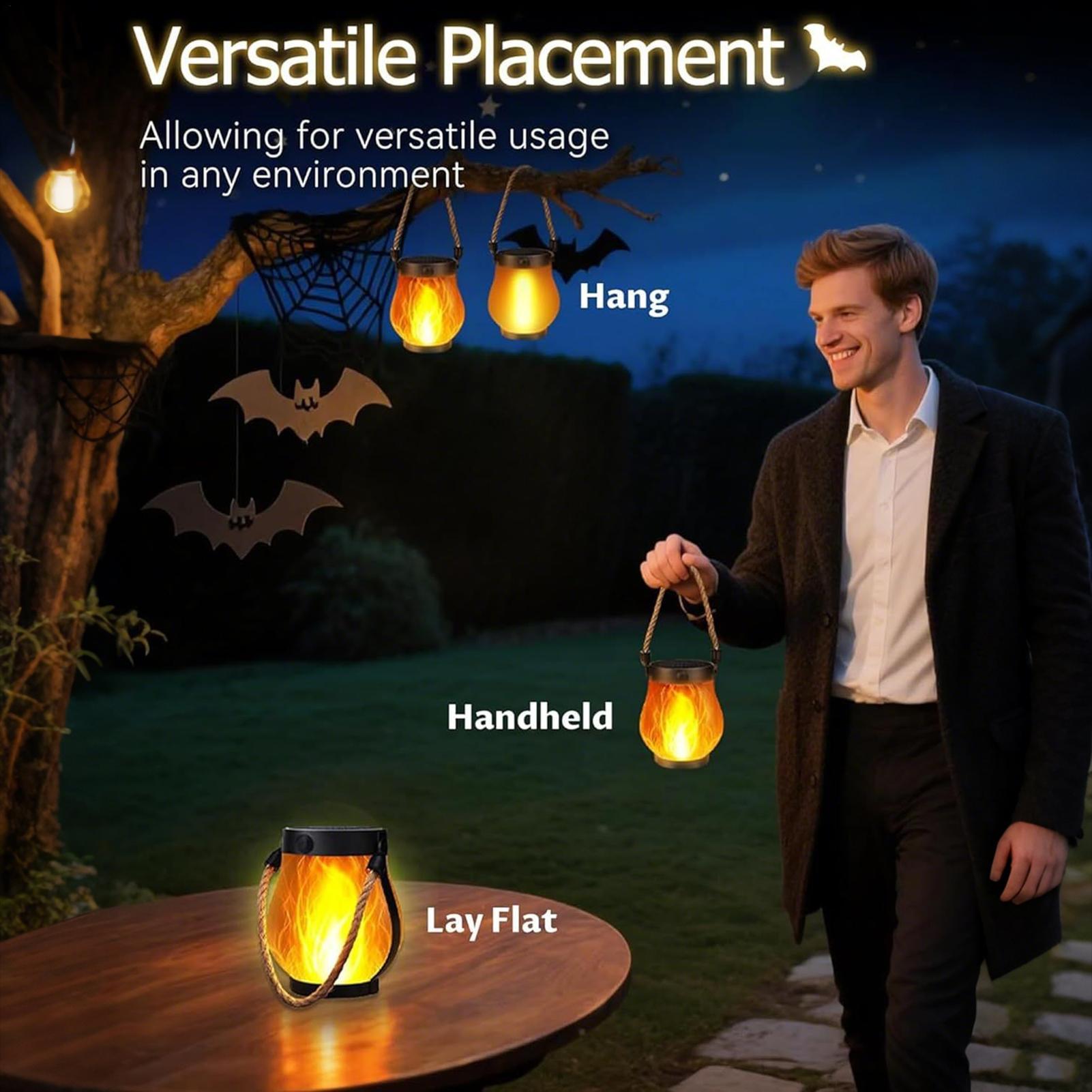Solar Flickering Flame Lights  - Fire Torch Solar ulasan dan harga