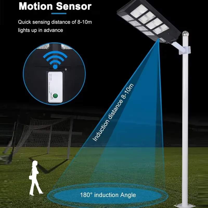 9W Solar LED Street Light Outd - Outdoor Lighting With Motion Sensor ulasan dan harga