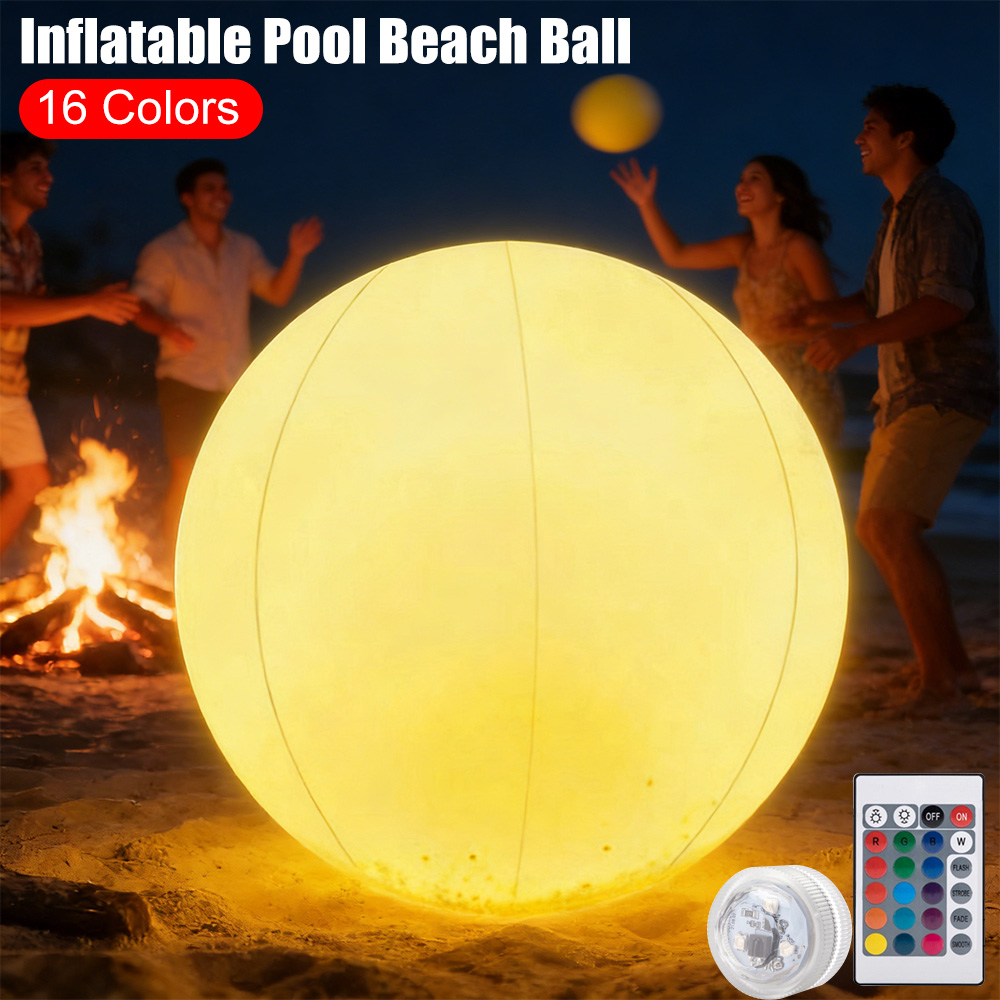 Inflatable Pool Beach Ball Lum - Outdoor Lighting Around Pool ulasan dan harga
