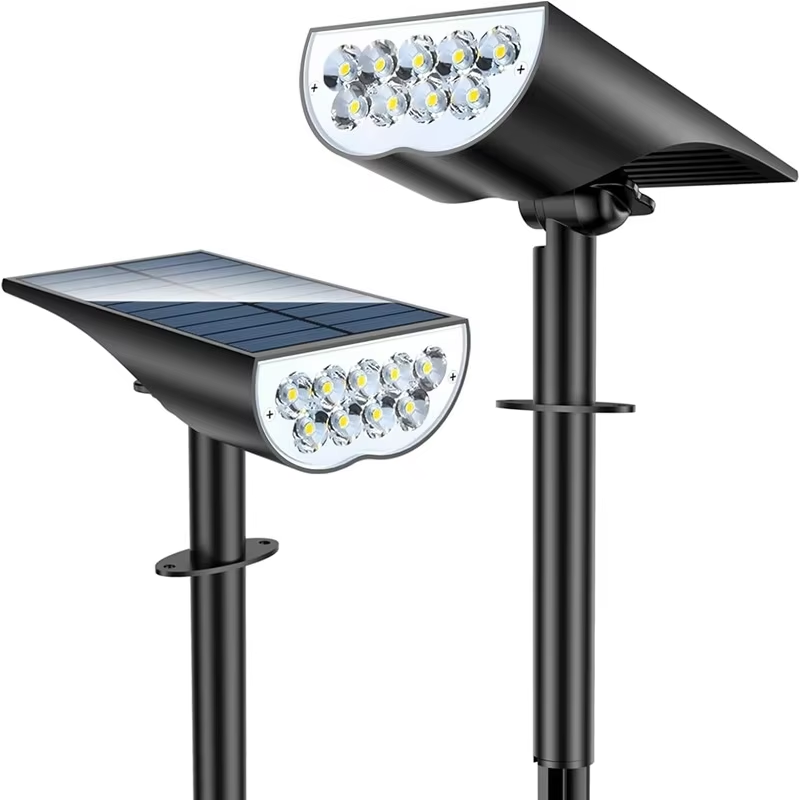 9 LED Solar Garden Spotlights  - Outdoor Lighting Spotlight ulasan dan harga