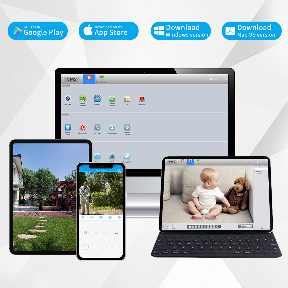 8MP 4K IP Camera Outdoor ASECA - Outdoor Lighting Under Roof ulasan dan harga