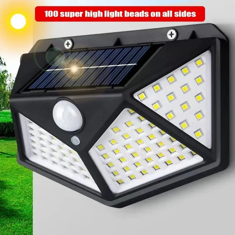 100Led Multifunctional Solar L - Outdoor Lighting With Motion Sensor ulasan dan harga