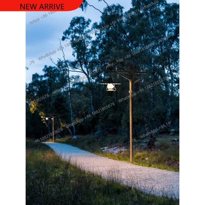 Solar retro park light Outdoor - Outdoor Lighting Spotlight ulasan dan harga