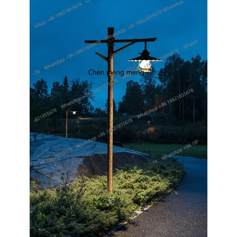Solar retro park light Outdoor - Outdoor Lighting Spotlight ulasan dan harga