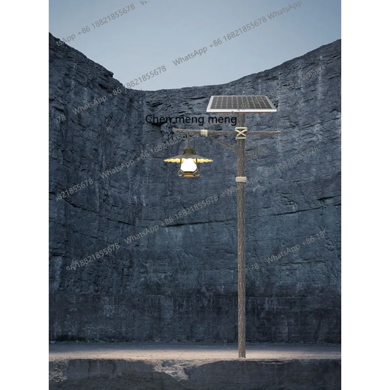 Solar retro park light Outdoor - Outdoor Lighting Spotlight ulasan dan harga