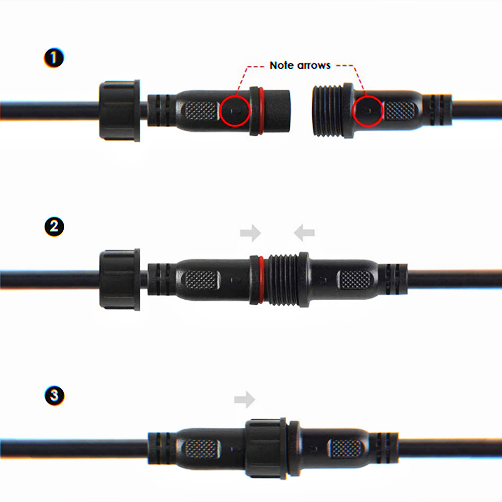 2pin DC LED Cable 1 Metre Exte - Outdoor Lighting Cable ulasan dan harga