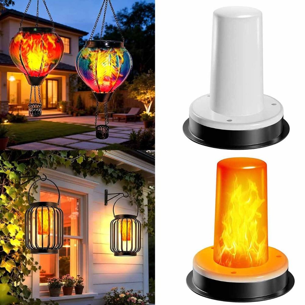 Realistic Flame Torch Light So - Fire Torch Solar ulasan dan harga