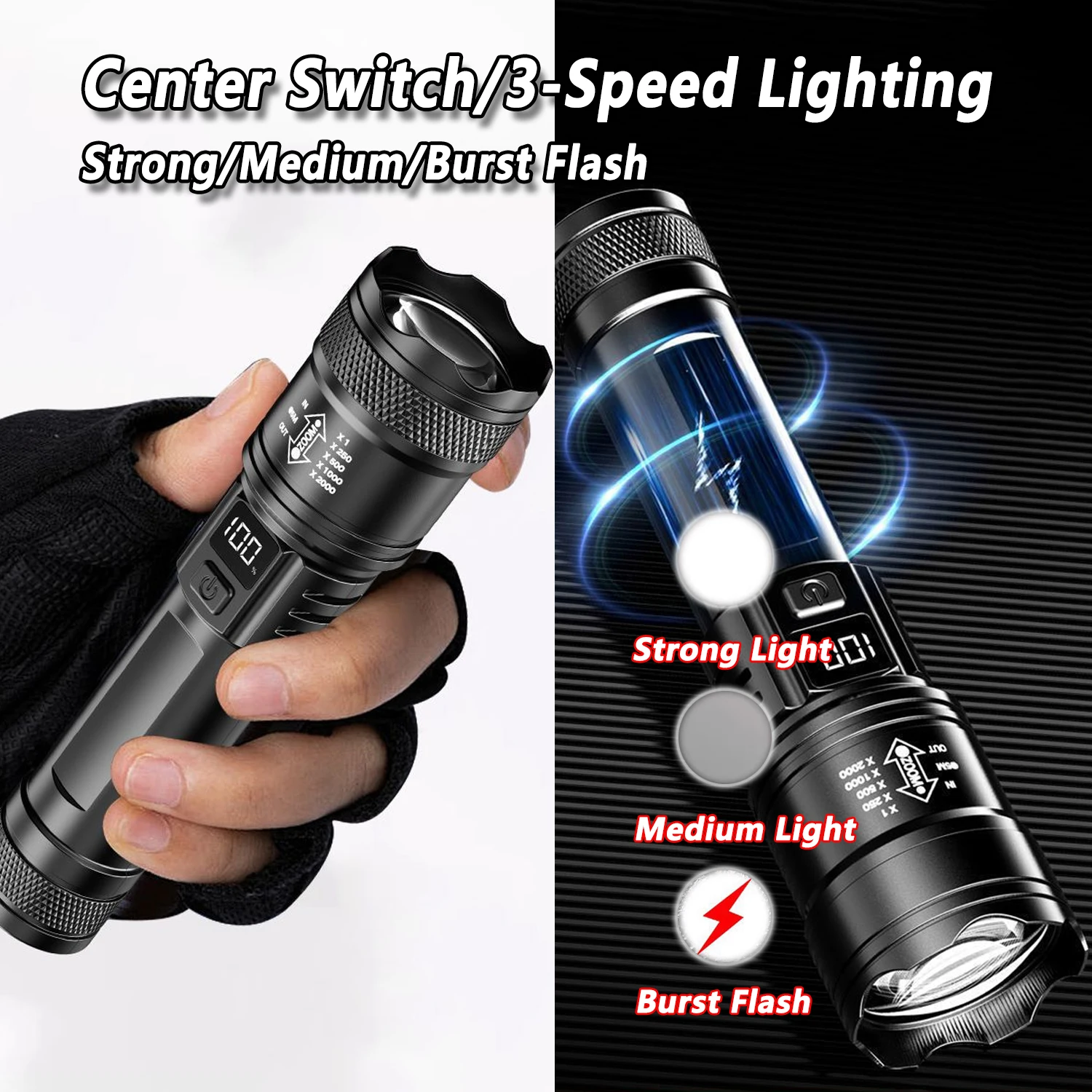 Ultra Bright LED Flashlight 20 - Outdoor Lighting Bollards ulasan dan harga