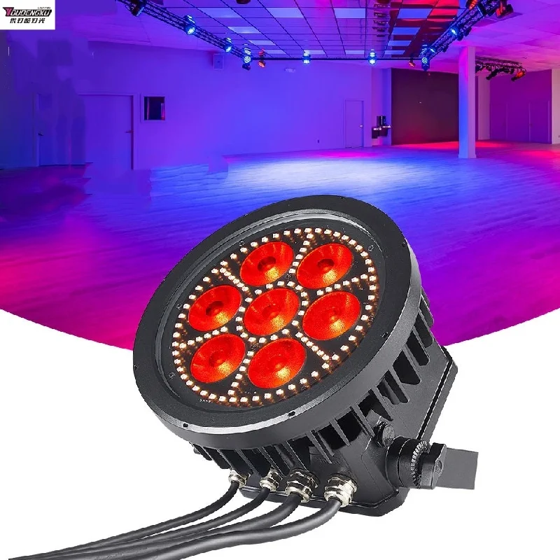 4pieces Waterproof 7x40w RGBW  - Outdoor Lighting Architectural ulasan dan harga