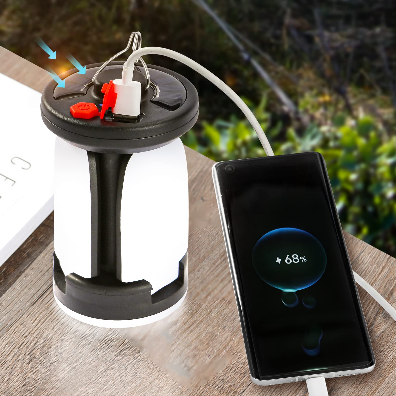 High Power Solar LED Camping L - Outdoor Lighting Transformer ulasan dan harga