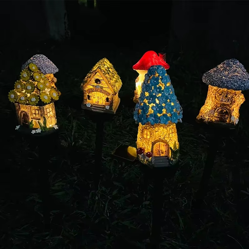 1pc Creative Solar Resin Mushr - Outdoor Lighting Architectural ulasan dan harga