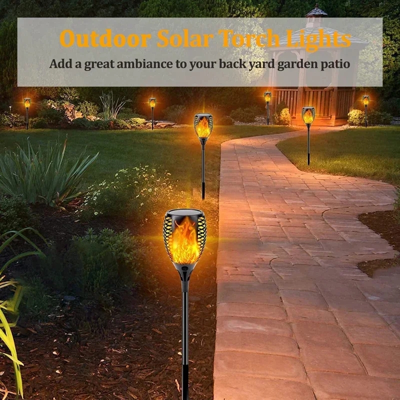 96 LED Outdoor Solar Torch Lig - Fire Torch Solar ulasan dan harga