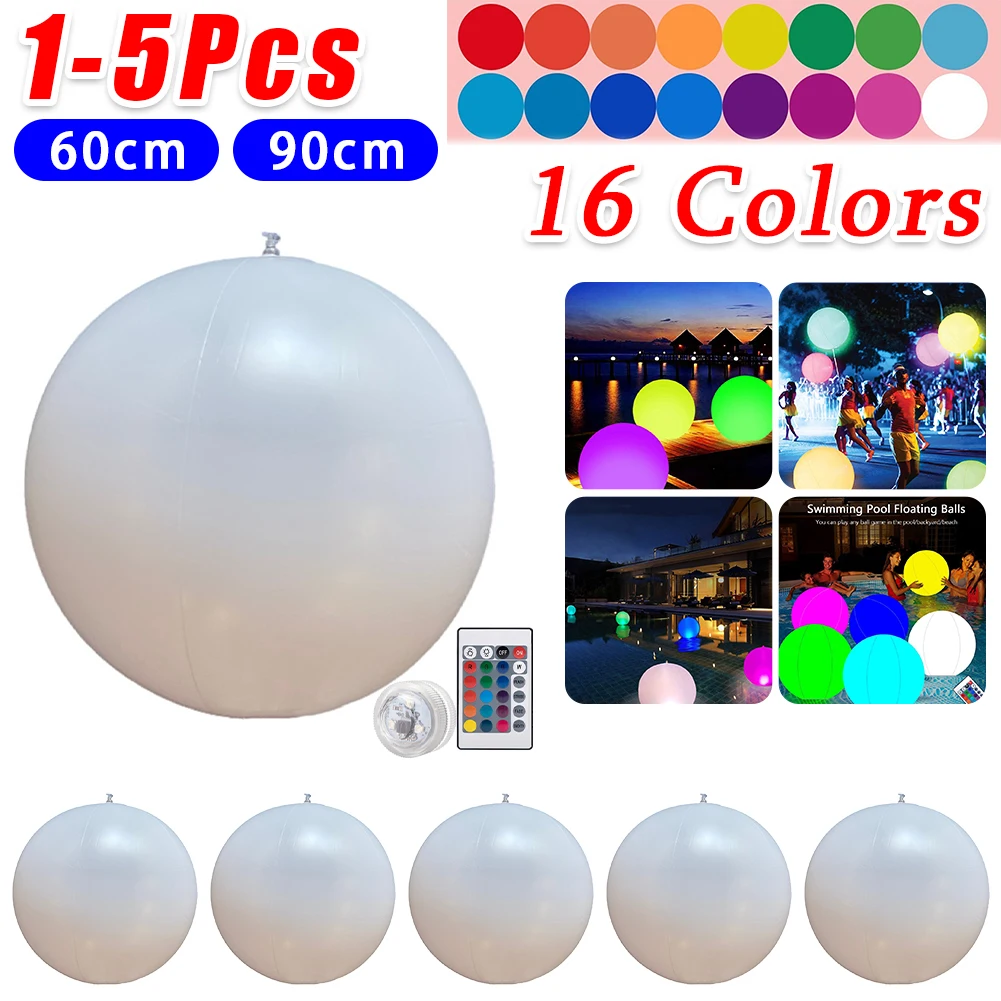 1-5PCS 60/90CM Floating Pool L - Outdoor Lighting Around Pool ulasan dan harga