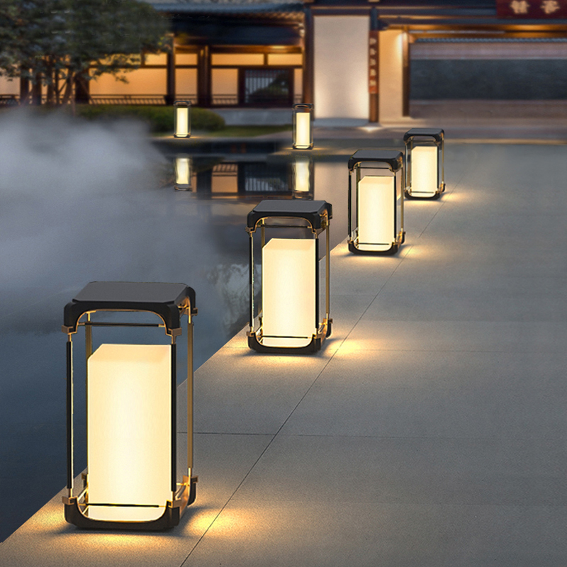 Luminous Floor Lamp Courtyard  - Outdoor Lighting Garden ulasan dan harga