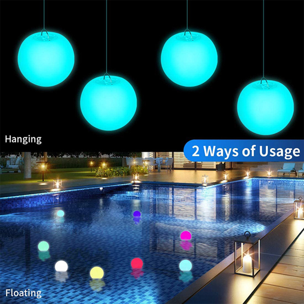LED Glowing Ball Night Light R - Outdoor Lighting Around Pool ulasan dan harga