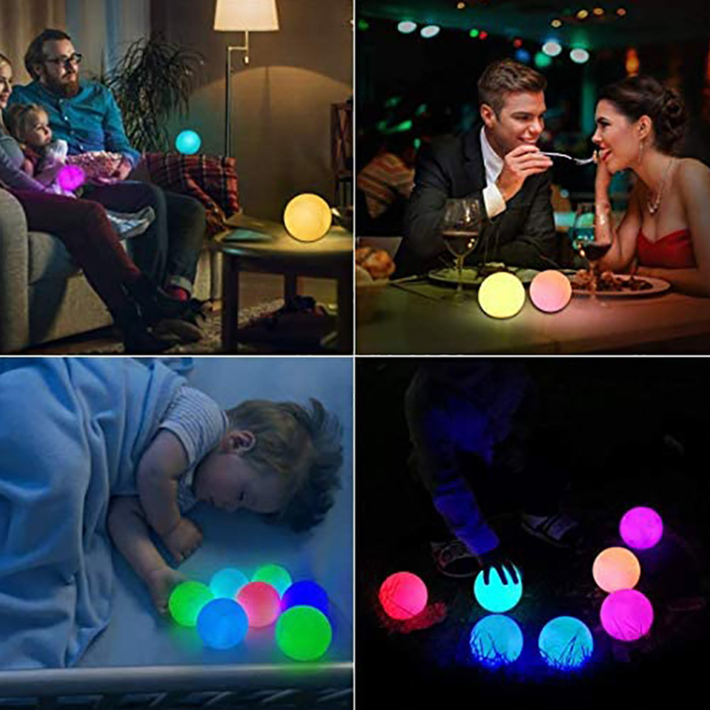 LED Glowing Ball Night Light R - Outdoor Lighting Around Pool ulasan dan harga