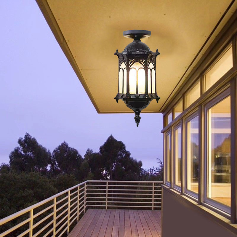 Outdoor Waterproof Courtyard E - Outdoor Lighting Under Roof ulasan dan harga
