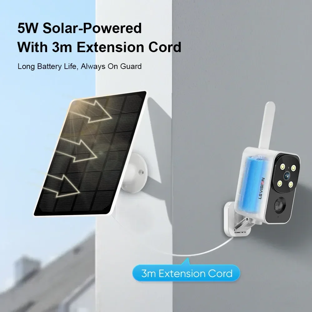 LS VISION Outdoor Solar Camera - Outdoor Lighting Transformer ulasan dan harga
