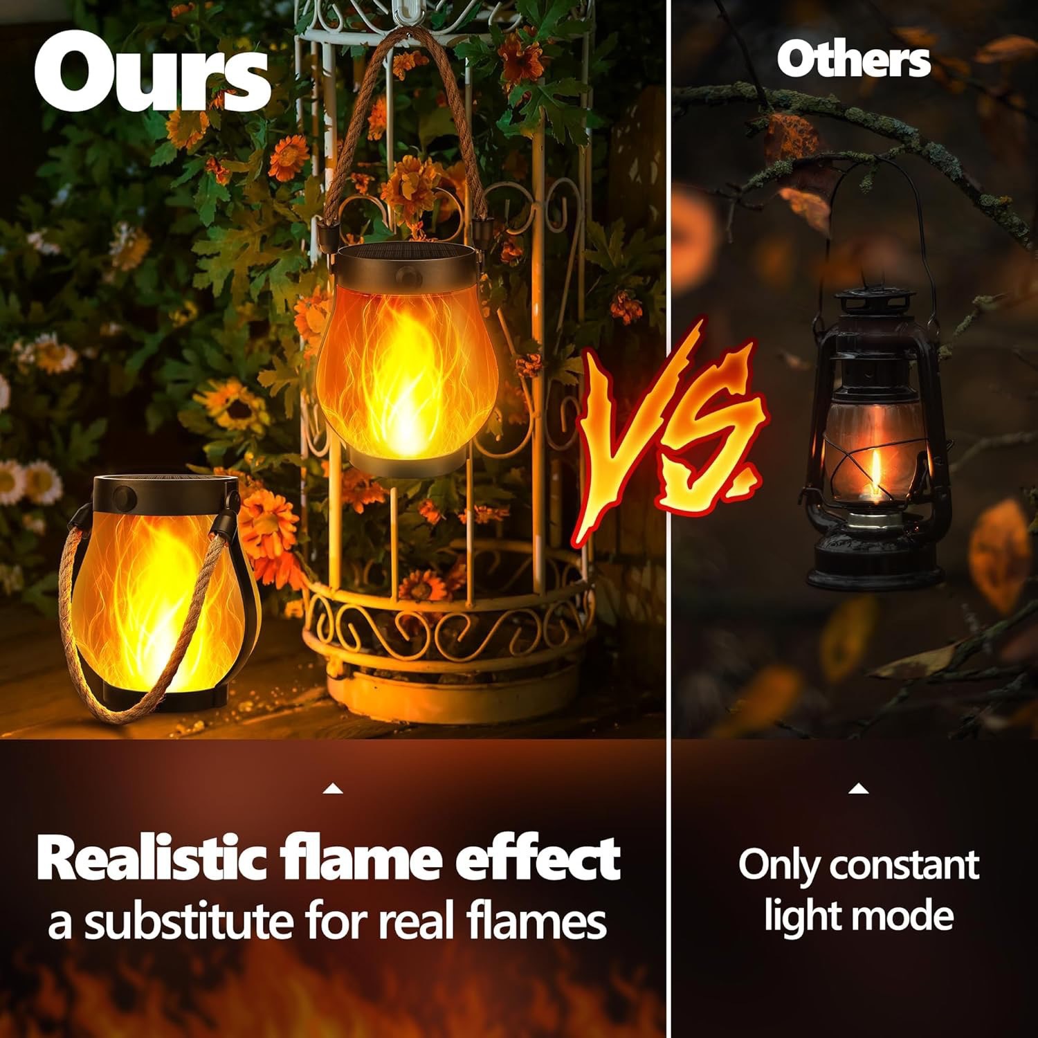 Solar Flame Hanging Lantern Ty - Fire Torch Solar ulasan dan harga