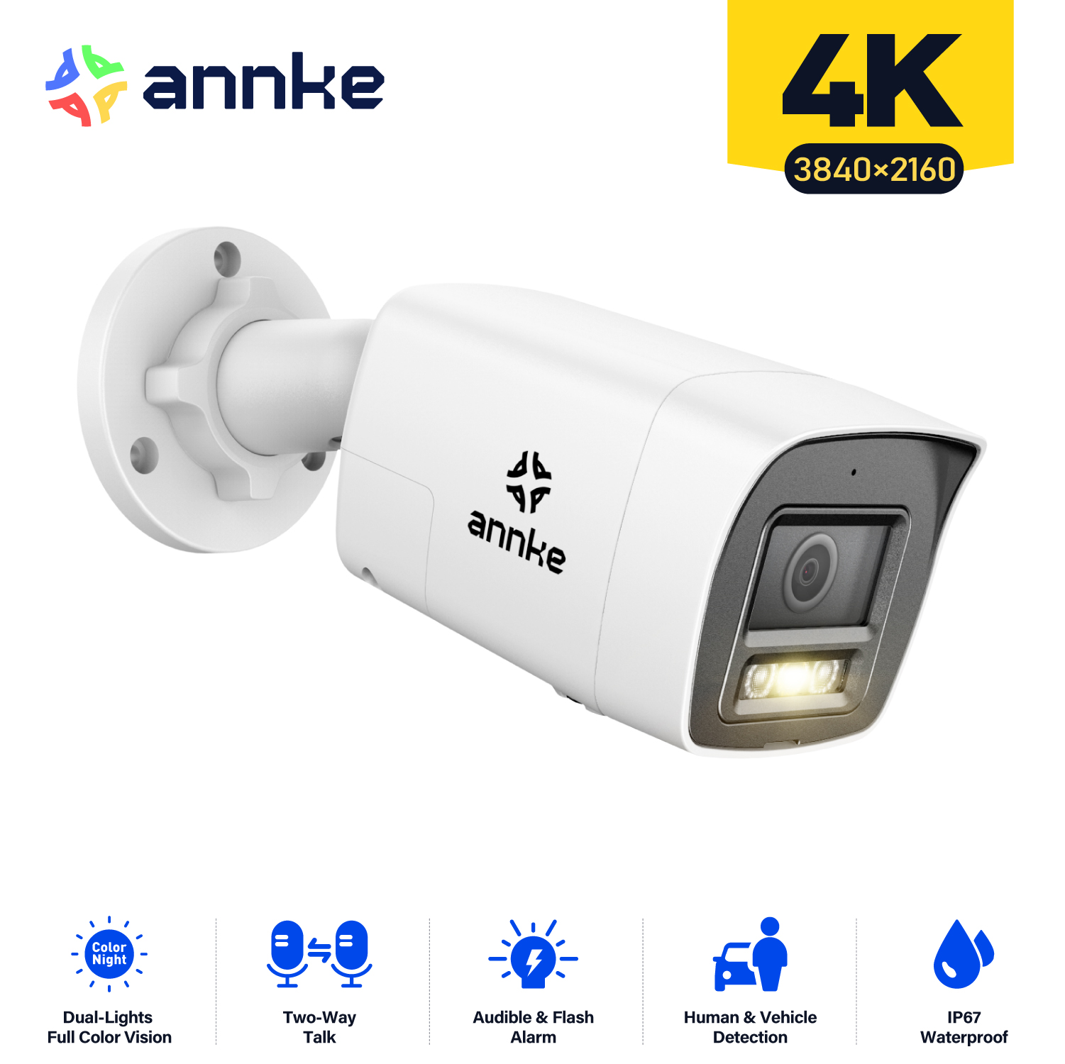 Annke 8MP 4K HD IP Security Ca - Outdoor Lighting Under Roof ulasan dan harga