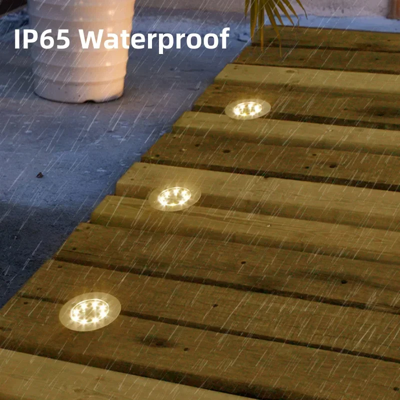 4Pcs LED Solar Garden Lights O - Halo Outdoor Lighting ulasan dan harga