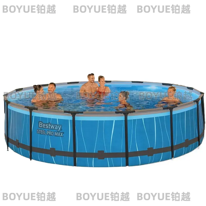 Round Steel Frame Above Ground - Outdoor Lighting Around Pool ulasan dan harga