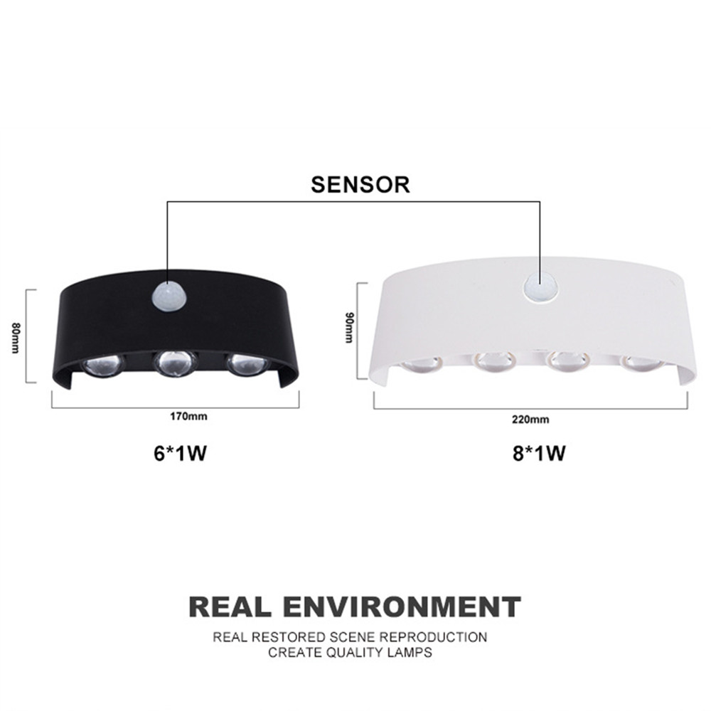 PIR Motion Sensor Wall Lamp AC - Outdoor Lighting Linear ulasan dan harga