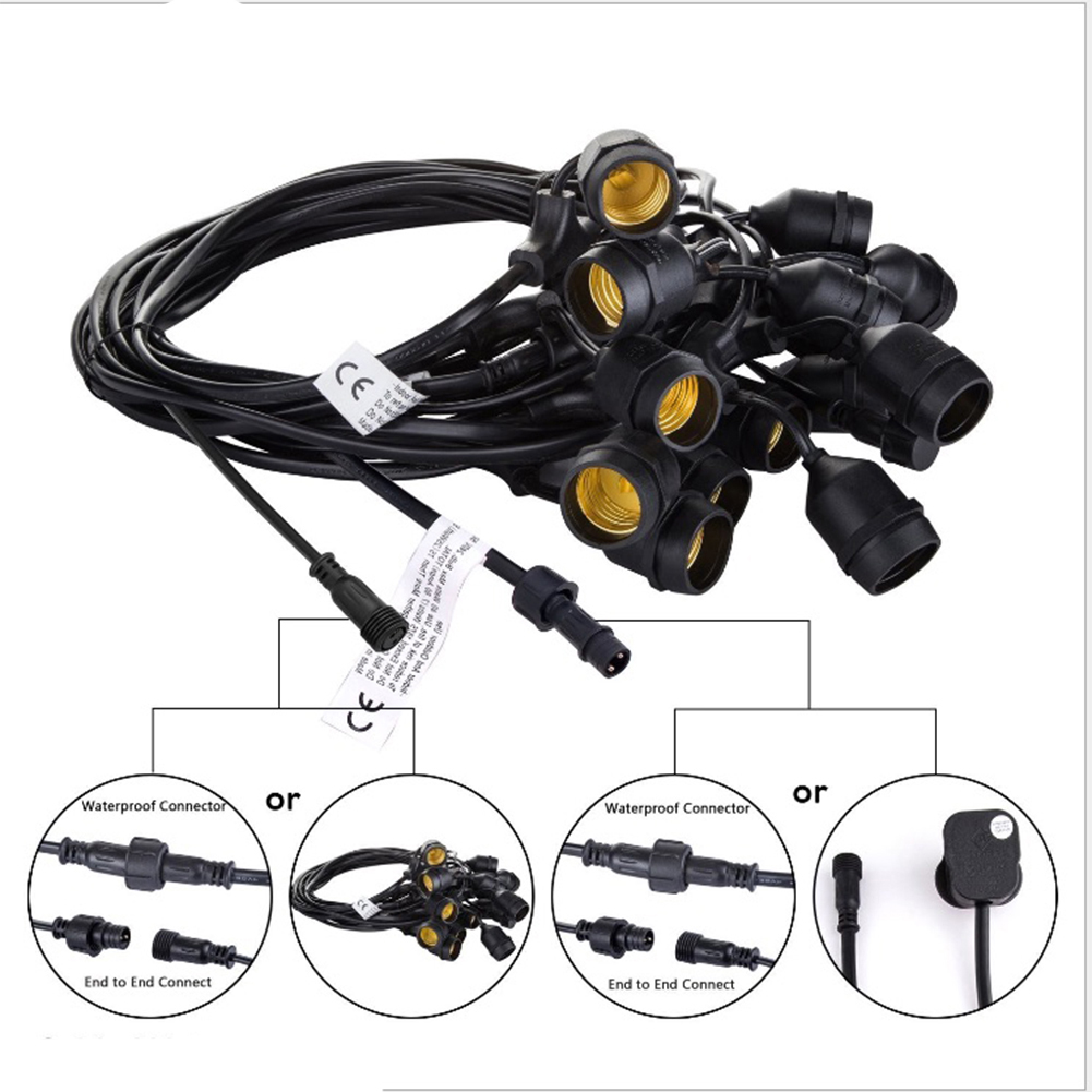 10/20/30m E27 Commercial Grade - Outdoor Lighting Cable ulasan dan harga