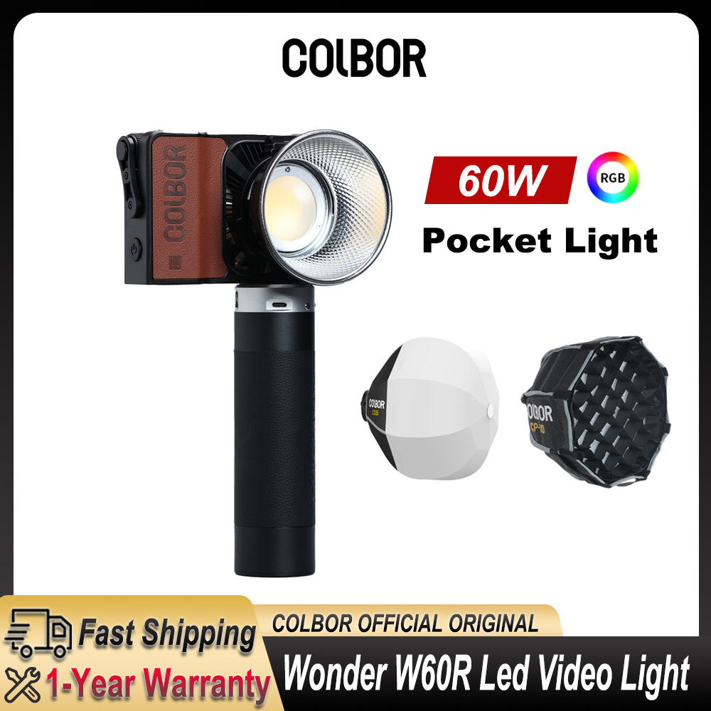 Colbor Wonder W60 RGB LED Vide - Outdoor Lighting In Photography ulasan dan harga
