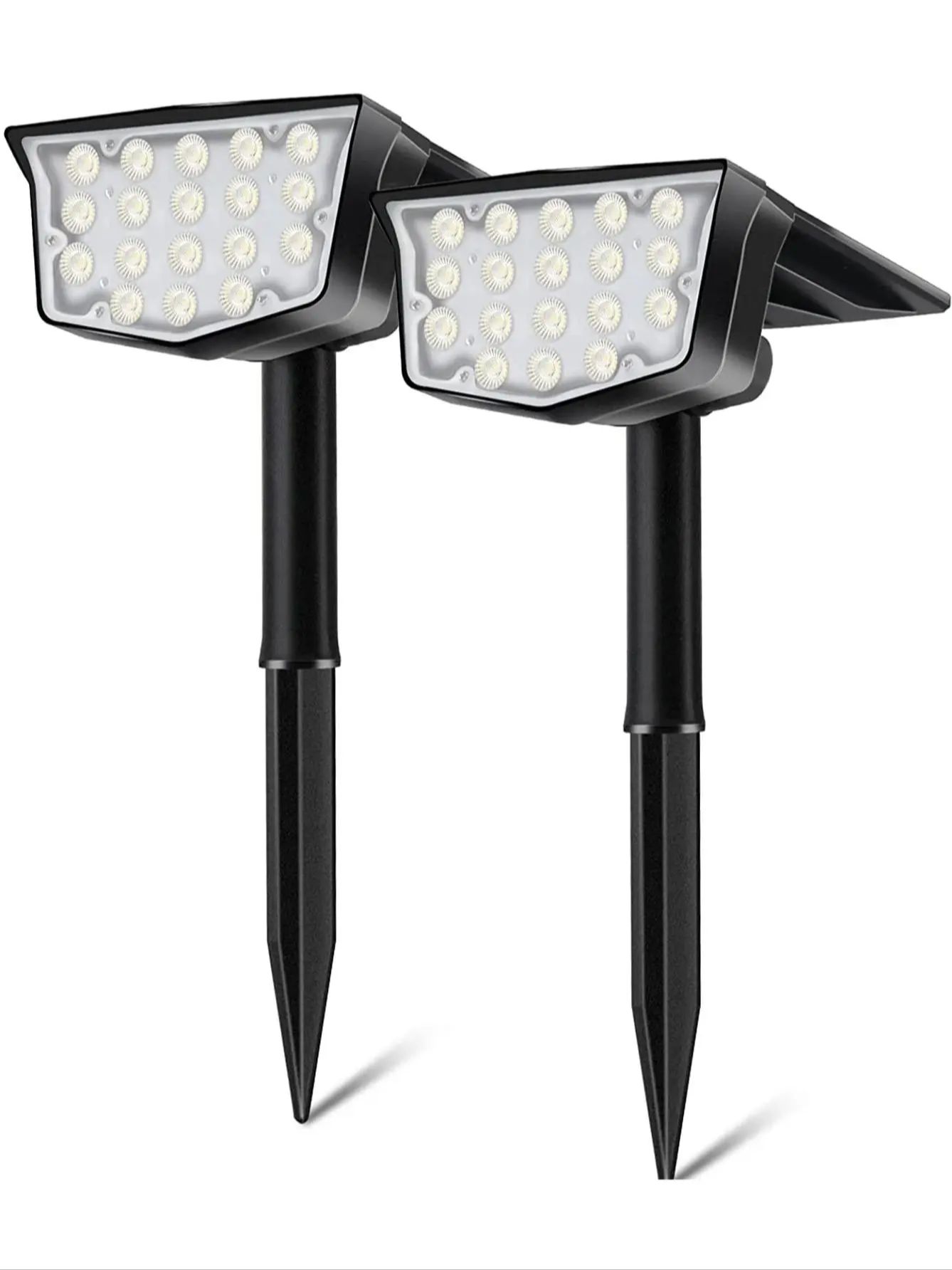 2Pcs Solar Outdoor Spot Lights - Outdoor Lighting Switch ulasan dan harga
