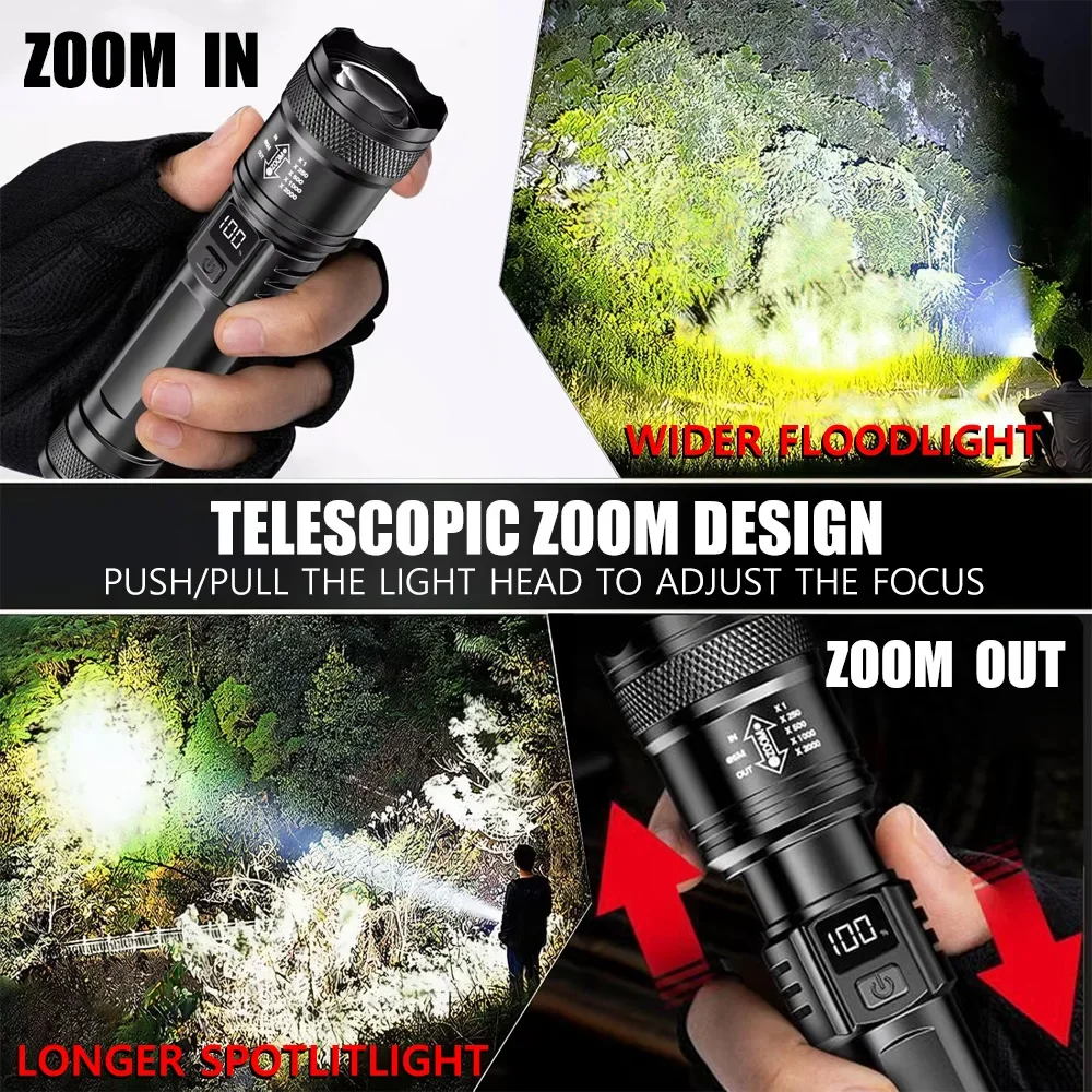 Rechargeable LED Flashlight Zo - Outdoor Lighting House ulasan dan harga