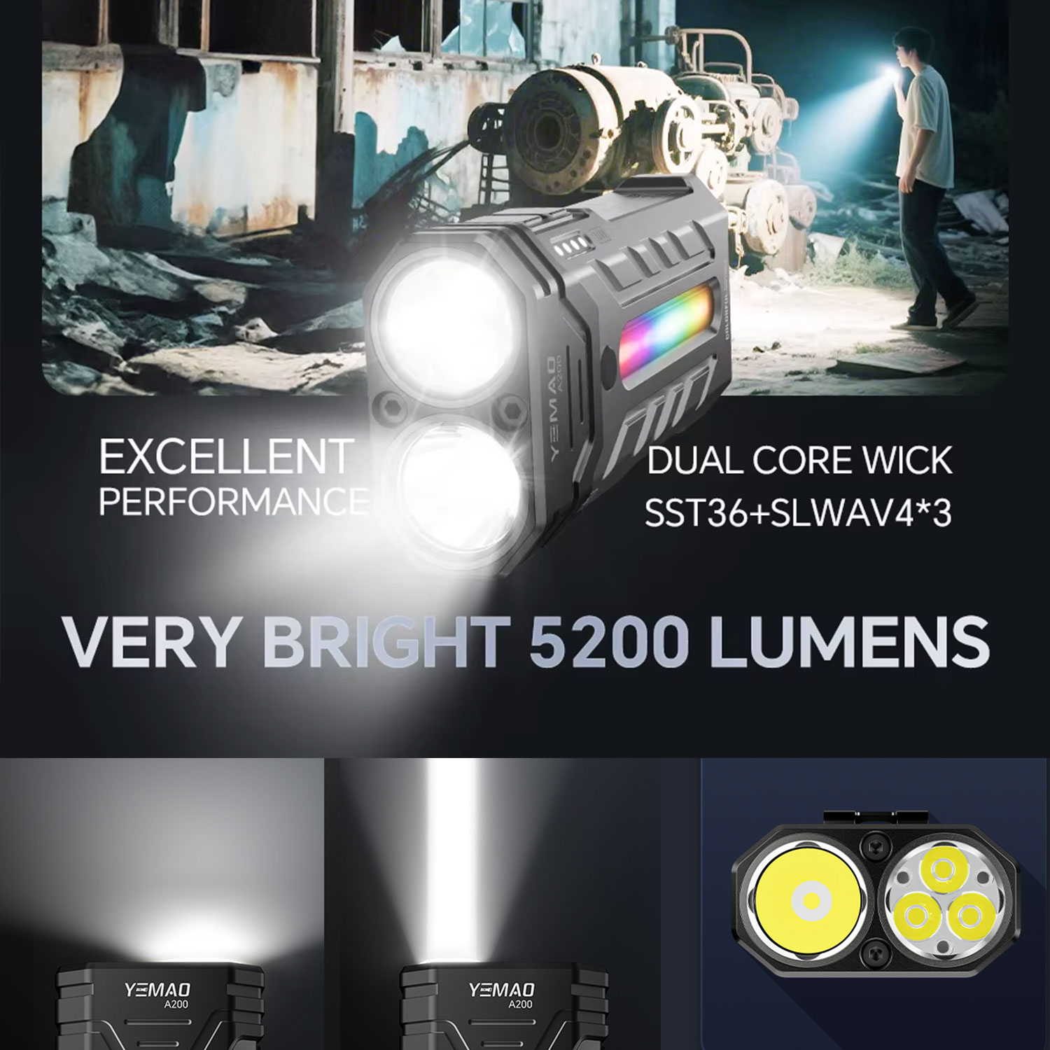 5200LM Innovative Multifunctio - Outdoor Lighting Junction Box ulasan dan harga