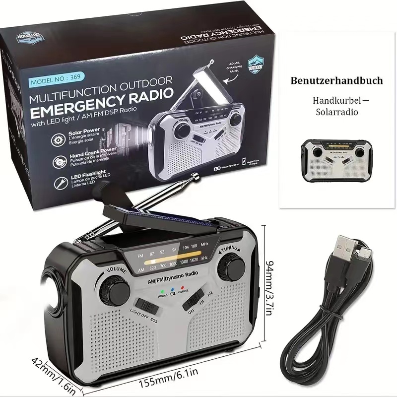 AM/FM Portable Solar Radio wit - Fire Torch Solar ulasan dan harga