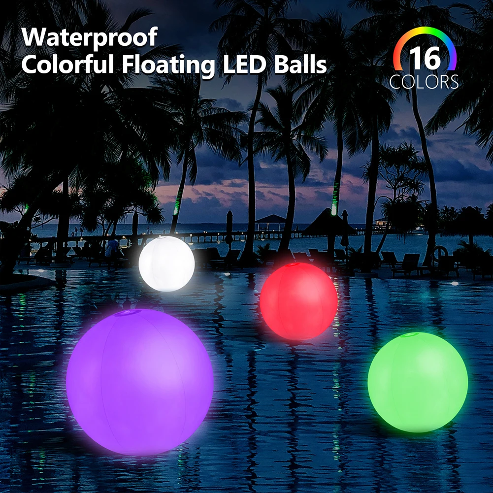 Inflatable Pool Beach Ball 16  - Outdoor Lighting Around Pool ulasan dan harga