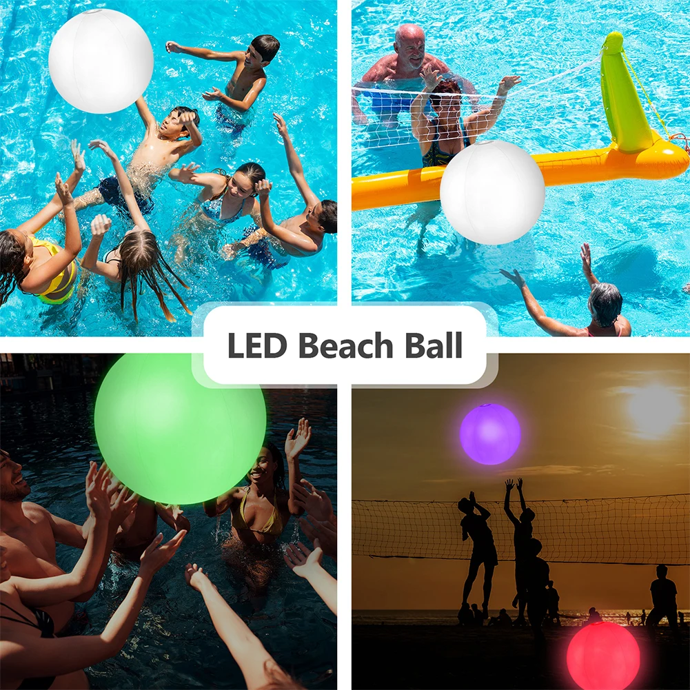 Inflatable Pool Beach Ball 16  - Outdoor Lighting Around Pool ulasan dan harga