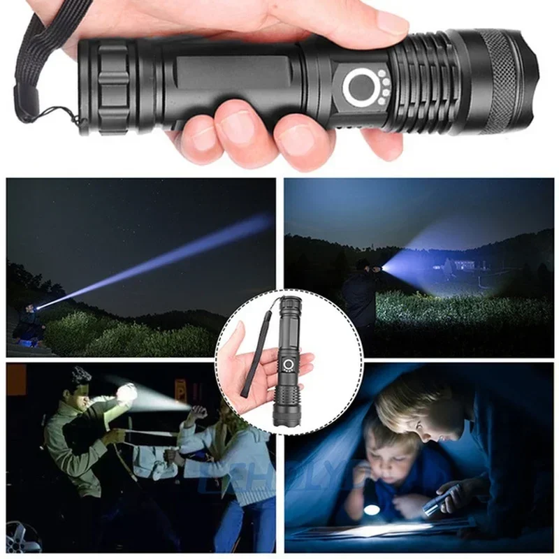 High Power XHP70 Led Flashligh - Outdoor Lighting Bollards ulasan dan harga