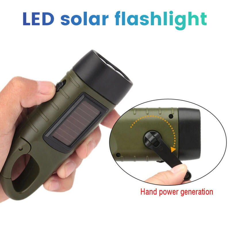 Hand Crank Solar Powered Recha - Fire Torch Solar ulasan dan harga