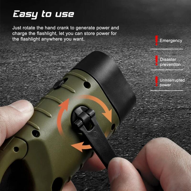 Hand Crank Solar Powered Recha - Fire Torch Solar ulasan dan harga