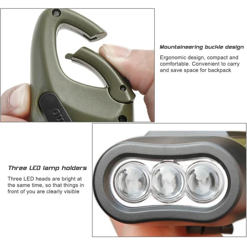 Hand Crank Solar Powered Recha - Fire Torch Solar ulasan dan harga