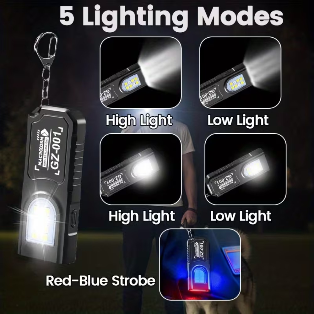 Mini COB LED Keychain Flashlig - Outdoor Lighting Bollards ulasan dan harga