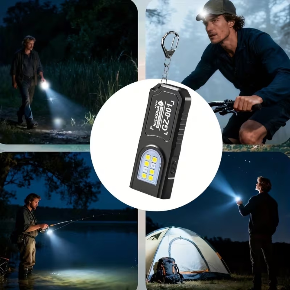 Mini COB LED Keychain Flashlig - Outdoor Lighting Bollards ulasan dan harga